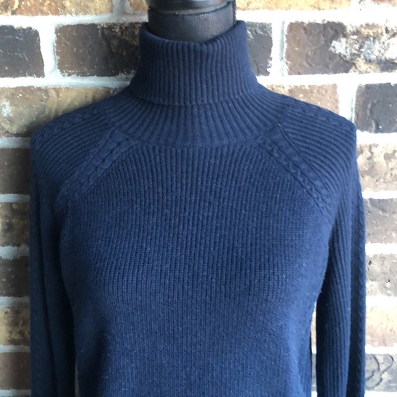 Banana Republic x Olivia Palermo Blue Lace Trim Sweater - Picture 10 of 14